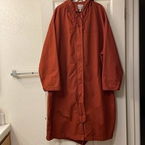 ASOS Hooded Zip Up Longline Jacket in Size 22